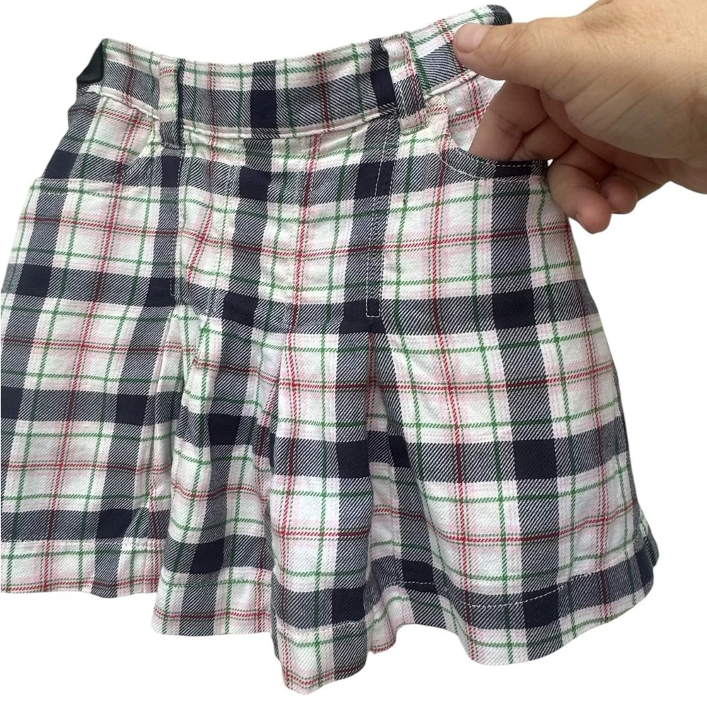 Gymboree Plaid Skirt with Shorts & Pockets size 6